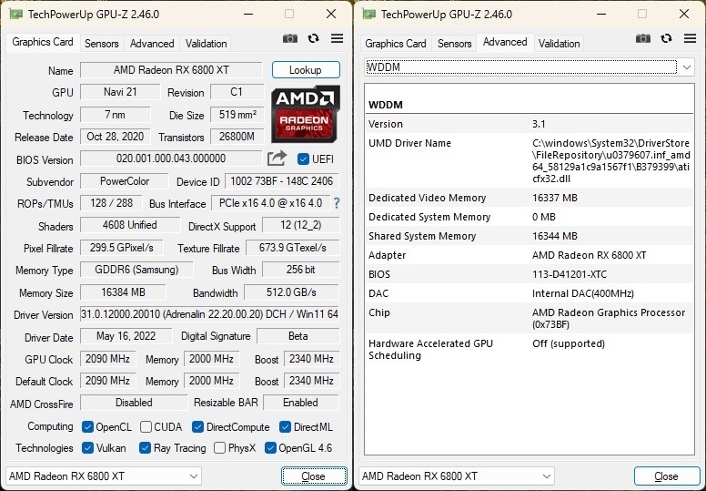 download the new for windows GPU-Z 2.55.0